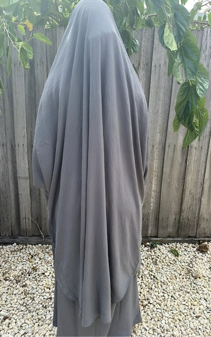 Grey Jilbab Set