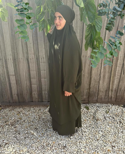 Khaki Jilbab Set