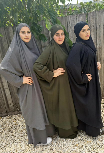 Khaki Jilbab Set