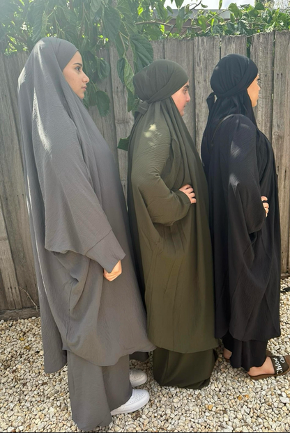 Khaki Jilbab Set