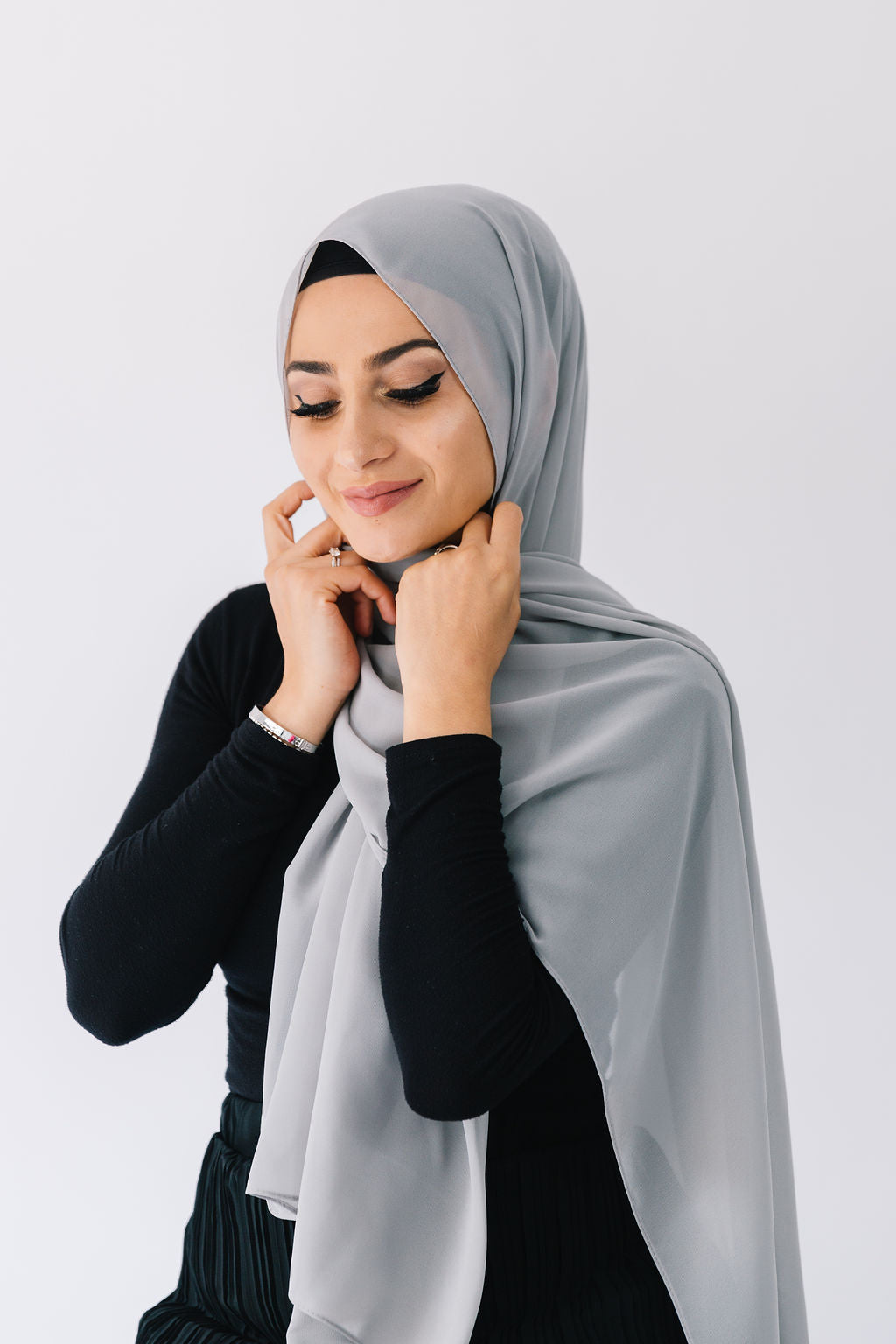 Chiffon Scarf - Dusty Grey