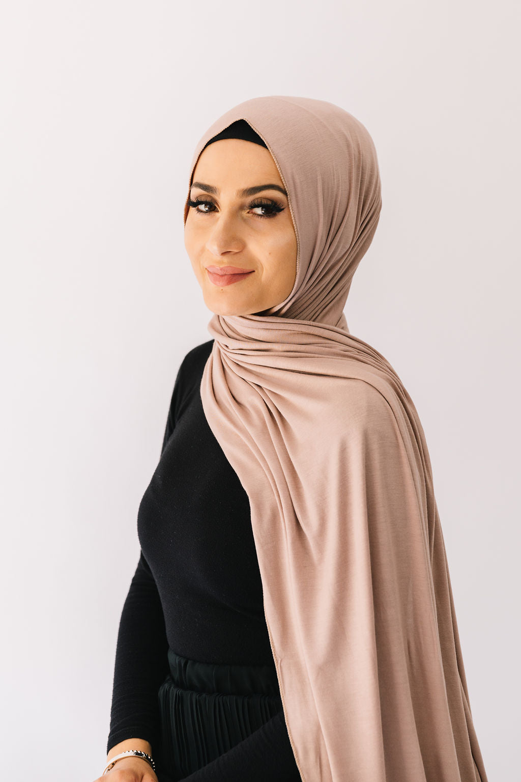 Jersey Scarf - Nude