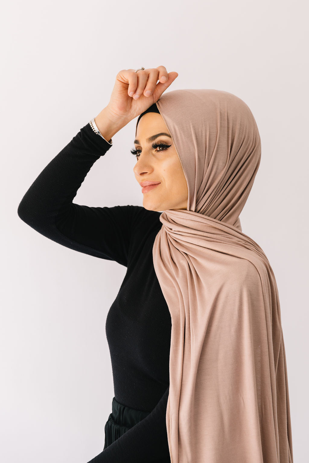 Jersey Scarf - Nude