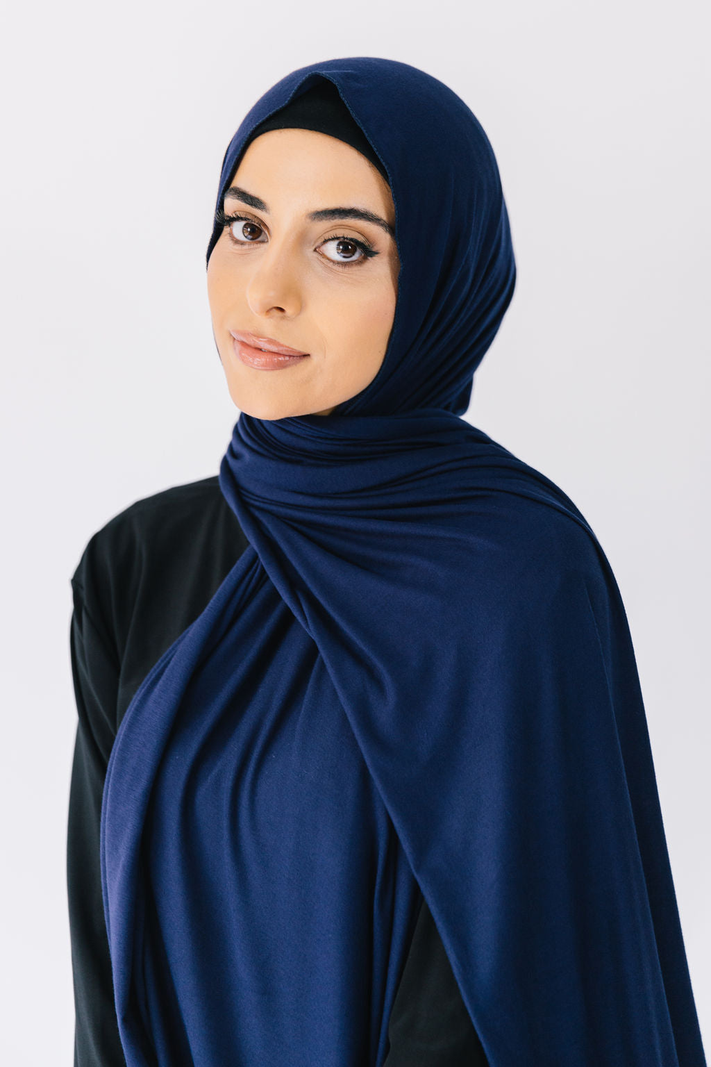 Jersey Scarf - Navy