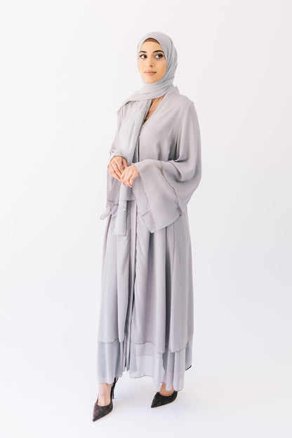 Smoked Pearl Abaya